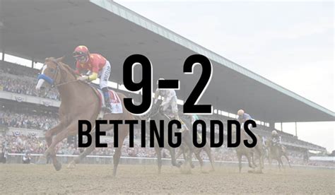 what does 9 2 odds mean